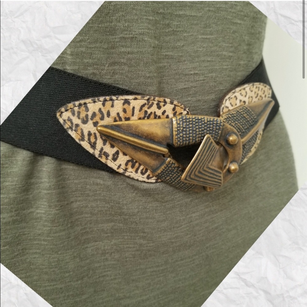 Belt Leopard Boutique Belt Size 2X NWOT